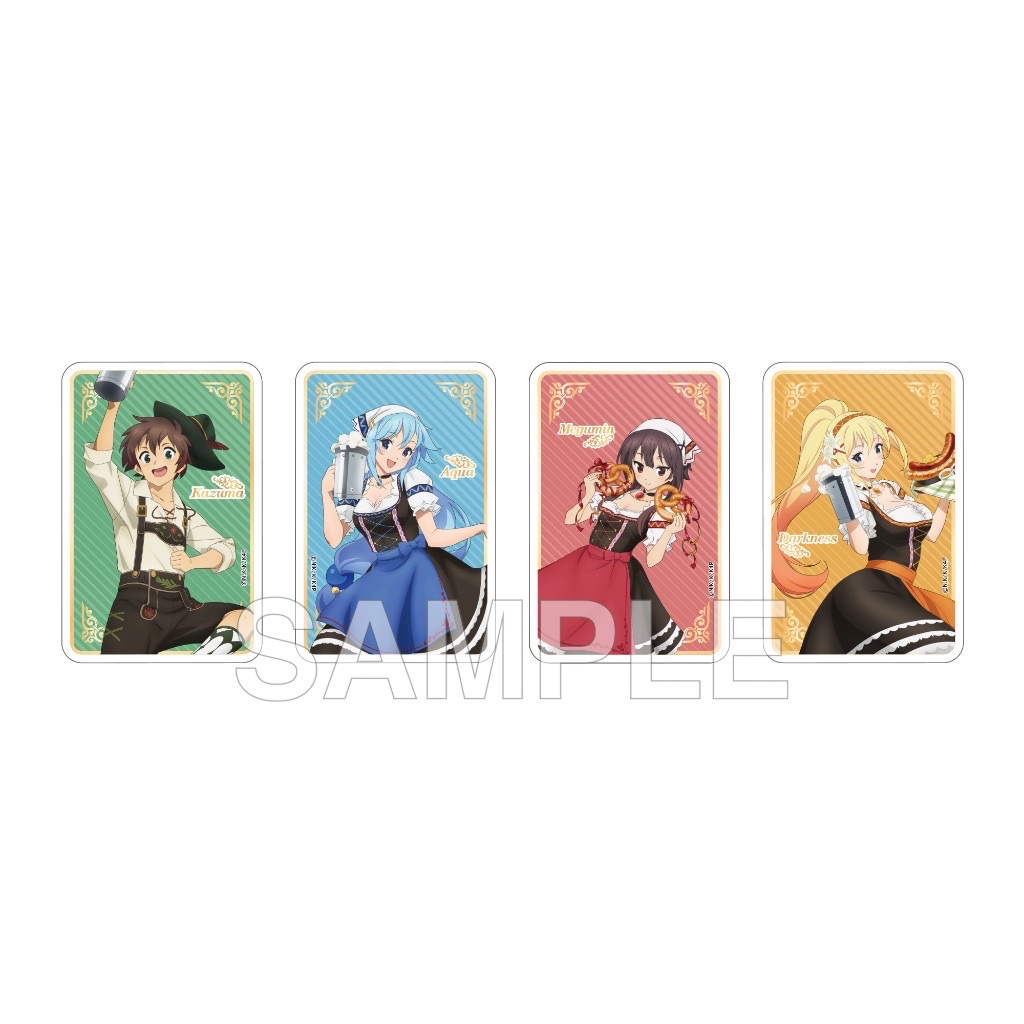 アニメ「この素晴らしい世界に祝福を！」ステッカーセット Cheerful ver.